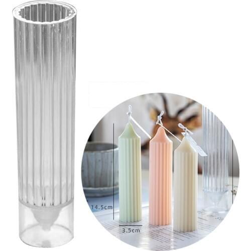 4*16.5cm Handmade Candle Mold Long Pole Cylindrical Candle Molds Material Making Candle Wax Mold DIY Craft Making Model