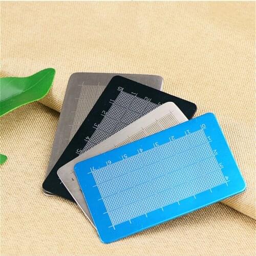 Nose tool measuring plate Double sided measuring instrument stainless steel scale titanium alloy engraving plate