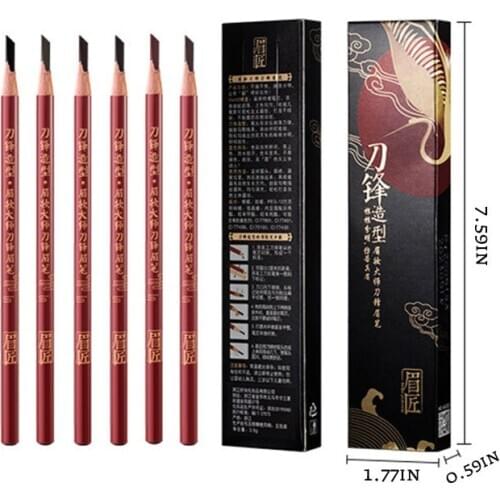 Eyebrow Pencils Cosmetics For Girls Durable Waterproof Sweatproof Up Various Colors Pencil Make Brow