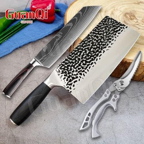 Handmade Kitchen Chef Knife Razor Sharp Slicing Knife Stainless Steel Meat Chopping Knife Butcher Knife Wood Handle Cleaver