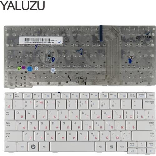 YALUZU New Russian Keyboard for Samsung NP-NF108 NF108 NP-N310 NF310 N310 White RU laptop keyboard