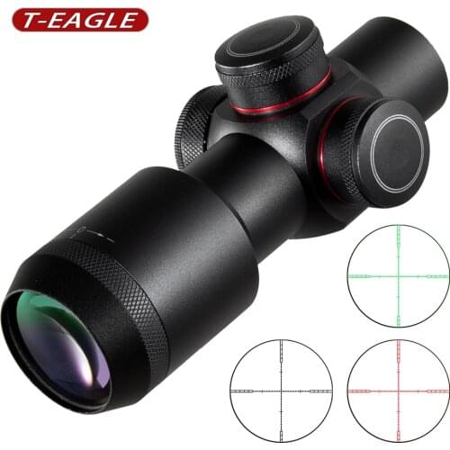 T-eagle SR 2X28 Sight RG Tactical Optic Sight Riflescope Short Scope Light Sniper Airsoft Air Guns With Mounts For Hunting