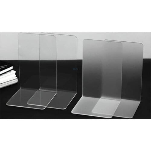 Clear Acrylic File Stand Desk File Holder Clear File Organizer Documents/Letter/Books Storage Holder Makeup Organizers