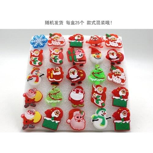 Christmas gifts luminous FLASHING colorful brooch Christmas decorations led bra birthday new year party childrens toys gift