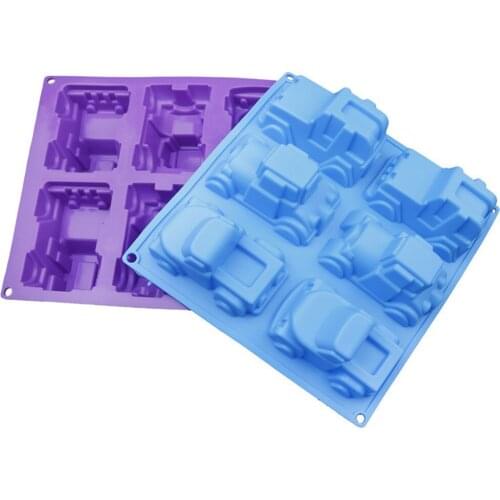 Silicone Car Truck Soap Cake Mold Vehicle Soap Candle Craft Molds Fondant Baking Chocolate Candy Molds Cake Decorating Tools