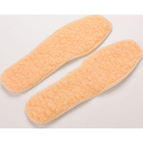 1Pair Women Men Winter Warm Thicken Fleece Insoles Shoes Insoles 27 cm