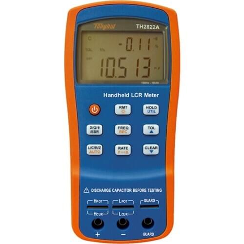 Tonghui TH2822A/C/D TH2822E TH2822M Portable Component ESR Meter Test Frequency 100Hz, 120Hz,1kHz,10kHz RLC Tester