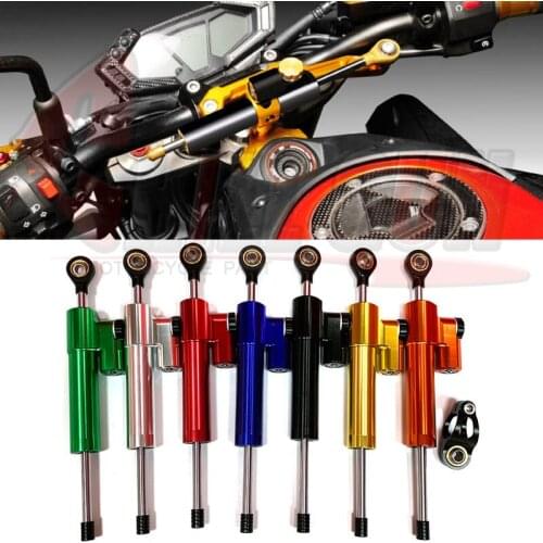 Motorcycle Universal Accessories Handlebar Steering Stabilizer Damper Motorbike Shock Absorber Direction Damper