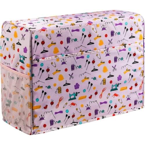 600D Oxford Cloth Protective Cover Of Sewing Machine Dust Cover With Storage Pockets Sewing Machine Accessories Storage Bag