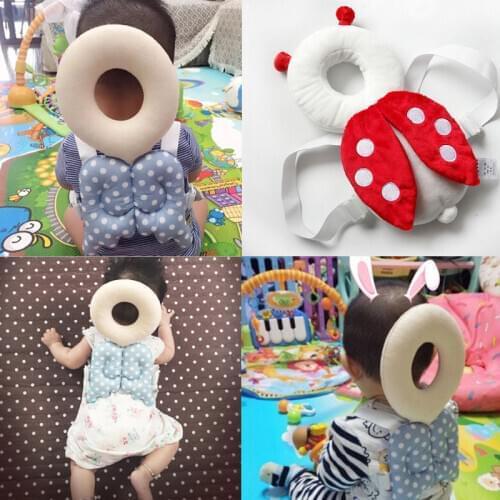 Newborn Head Back Protector Safety Pad Harness Headgear Cartoon Baby Head Protection Pad New Brand Cute Baby Infant Toddler
