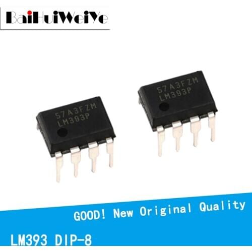 10PCS/LOTE LM393P LM393 DIP8 LM393N Operational DIP-8 New Original IC Amplifier Chipset Good Quality