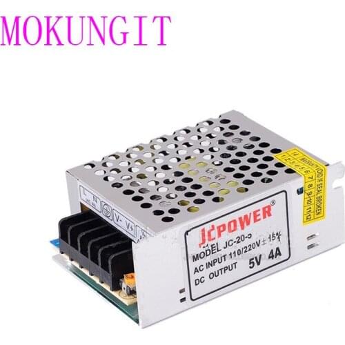 5V 4A 20W Switching Power Supply CCTV DVR Security US2 for APA102 WS2812B Led Strip Light AC-DC 110V-240V