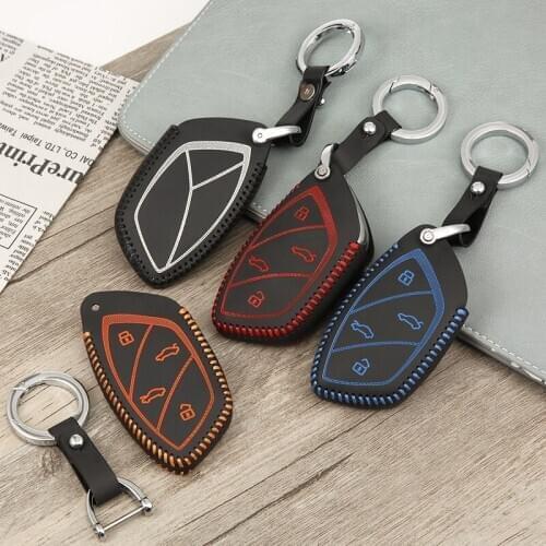 Luckeasy key cover for roewe marvel x 2018 Car Key bag/case wallet holder key2y