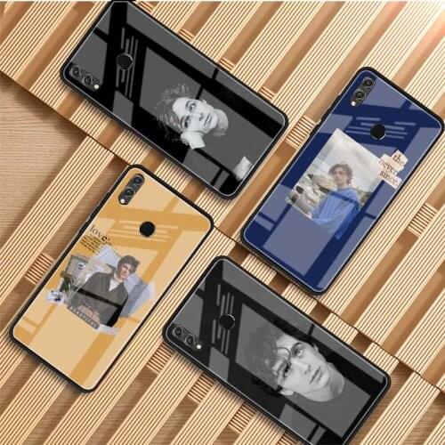 Timothee Chalamet DIY Luxury Tempered Glass Phone Case For Huawei P20 P30 P40 Lite PRO Mate 20 30 Lite Pro Cover shell