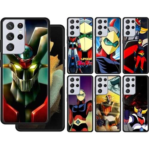 UFO Robot Goldorak Case For Samsung Galaxy S21 S20 UltrA S21 S20 FE S10 S9 S8 Plus S7 Edge S10Lite S10e Shell Cover Silicone