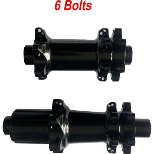 CSC straight Center lock hub 6 bolt disc brake hubs 24 hole Thru Axle or QR