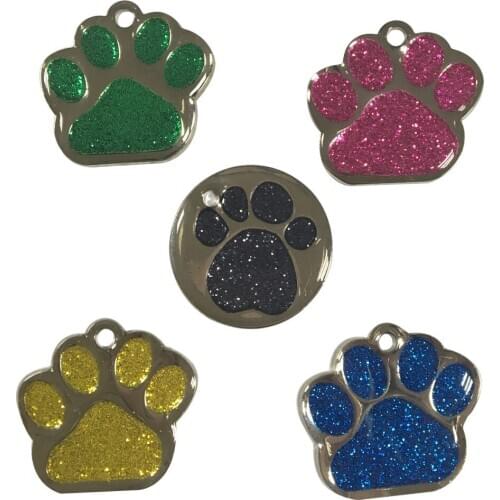 Customized dog claw dog tag for sale of small iron pet tags
