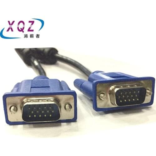 VGA cable 3+6 computer cable HD15pin male to male 15pin M/M cable pure copper 1.8m3m5m