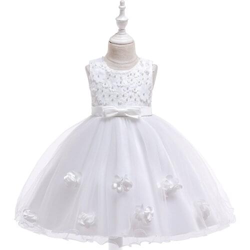 Summer Baby Girl Dress Elegant Kids Dresses For Girls Children Clothes Flower Princess Dress Wedding Evening Party Dress