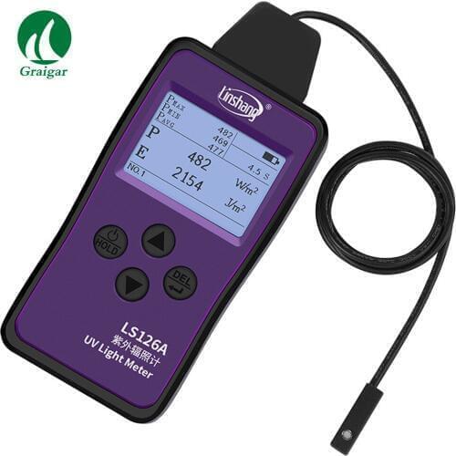 LS126A UV Light Meter Sampling Speed 2000 Times/Second for Intensity and Energy Measurement of UVA Light Source