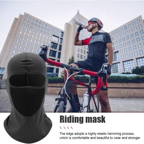Motorcycle Bike Full Cover Face Mask Outdoor Windproof Cycling Breathable Balaclava Hat Lycra Ski Biker Helmet Balaclava Neck