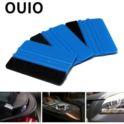 OUIO 1PC Car Cleaning tool Scraper Blue squeegee For Hyundai Solaris I30 creta IX25 Suzuki Swift SX4 Lada Vesta Granta Kalina