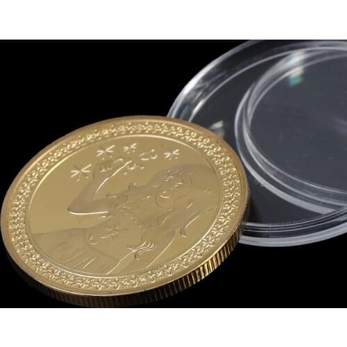 Round Tooth Fairy Commemorative Coin Collection Gift Souvenir For Chlidren Gift Tooth fairy coin