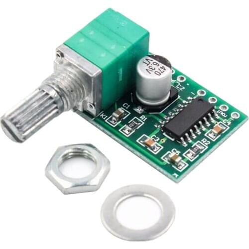 1 PCS PAM8403 Mini 5V Digital Small Power Amplifier Board with Switch Potentiometer, USB Power Supply, Good Sound Effect