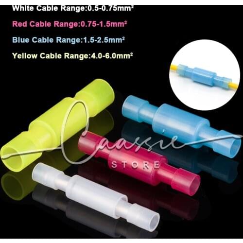 MPFNY FRFNY Type Wire Terminal Female Male Quick Joint Wire electrical Cable Connector Nylon Insulated Bullet Plug Cable Crimp