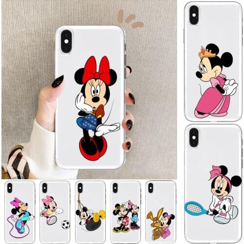 Minnie Mouse Play Transparent Phone Case For XiaoMi Redmi 11lite ultra 10x 9 8A 7 6 A Pro T 5G K40 Anime protect Cover Silicone