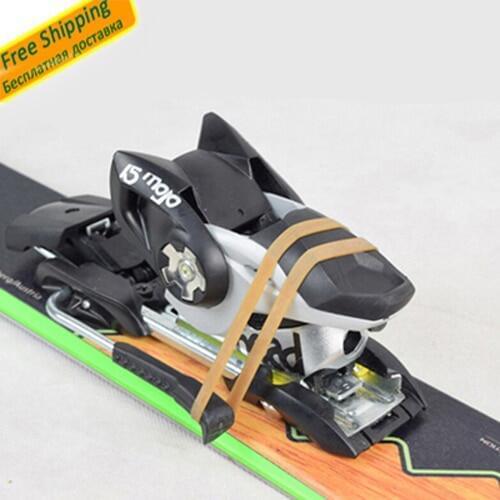 Ski brake retainer rubber ring