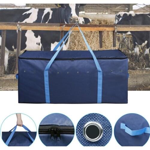 Foldable Extra Large Heavy Duty Hay Bale Storage Bag with Zipper Tote Waterproof