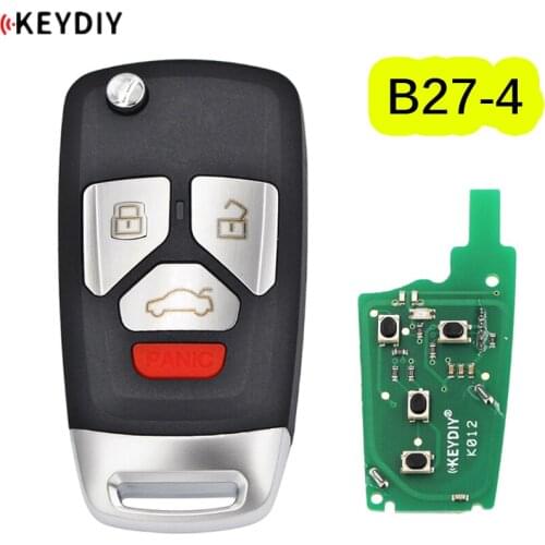 KEYDIY B Series B27-4 B26-3+1 3+1 Button Universal KD Remote Control for KD200 KD900 KD900+ URG200 KD-X2 Mini KD for Audi Style