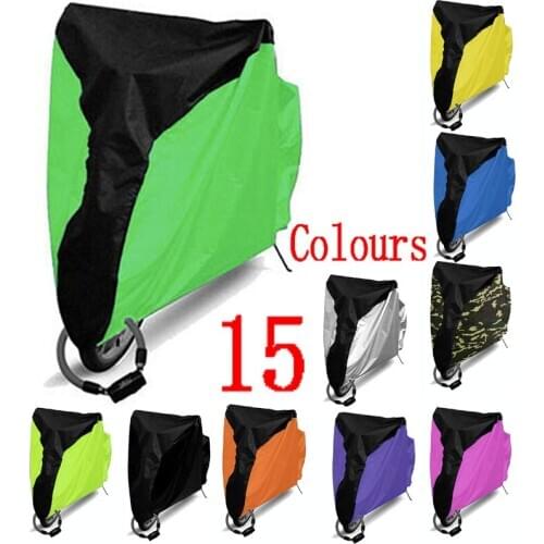 Green Waterproof Bicycle Cover Bike Rain & Dust Proof Sunshine Covers UV Bike Gear Cycling Accessories 15 Colours