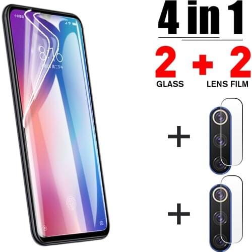 4in1 Protective Hydrogel Film For Xiaomi Mi Note 10 10 Pro 10 Lite Tempered Glass For Xiaomi Mi 10 Ultra 10 Lite 11 11 Ultra