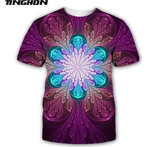 XS-7XL Fashion Trippy T-shirt Glow in the Dark 3D Psychedelic Printed Men Women Short Sleeves Summer Streetwear Casual T shirt 4