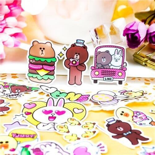 36pcs Creative cute Self-made star color stickers scrapbooking stickers /decorative sticker /DIY craft photo albums/children