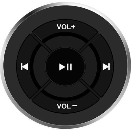 Wireless Bluetooth Remote Control Car Steering Wheel Motorcycle Bike Handlebar Media Button For Iphone For Samsung Android Phone