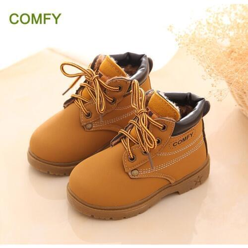 New Spring Boots Kids Fashion Winter Baby Shoes Casual Antislip Toddler Girl Boots Handsome Bota Infantil Menino Cool Child Boot