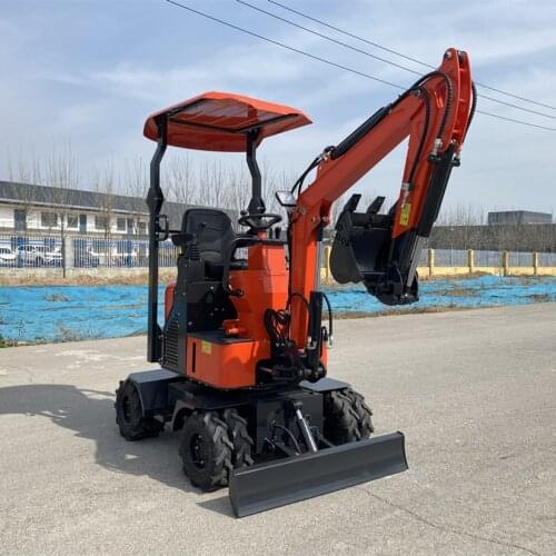 CE EPA 1.5 T Mini Crawler Or Wheel Excavator Kubota Engine For Sale