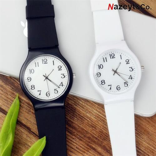 Nazeyt new fashion girls student ladies wristwatch Sports Children Plastic Watches Casual Relogio femininos montre femme Clock