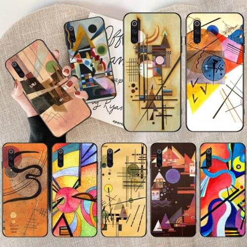 Wassily Kandinsky Abstract Artistic Phone Case for Xiaomi Mi Note 10 Lite Mi 9T Pro xiaomi 10 10 CC9 Pro 9SE