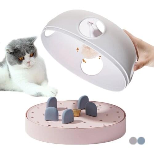 3 In 1 Pet Cat Toy Track Ball Plush Interactive Intelligence Toys For Cats Games Treat Puzzle Toy Amusing Training Katten Tunnel