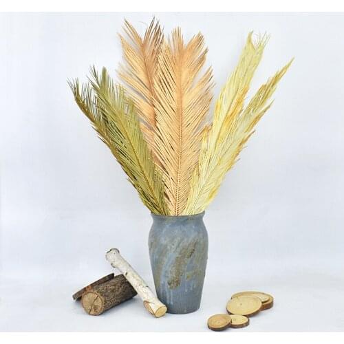 Simulation Dry Iron Leaves Living Room Decoration Wedding Wedding Christmas Decoration Gold And Silver Primary Color Iron Leaves