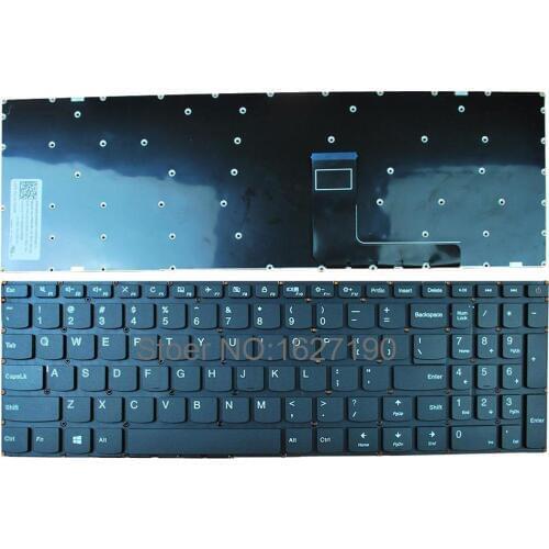 US Keyboard For LENOVO Ideapad 110-15 BLACK win8 Without FRAME New Laptop Keyboards With