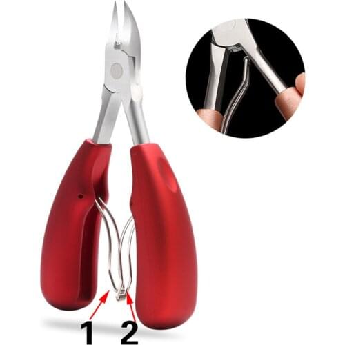 Ingrown Nail Clippers Toenail Cutter Stainless Steel Pedicure Tools Thick Toe Nail Correction Deep Into Nail Grooves
