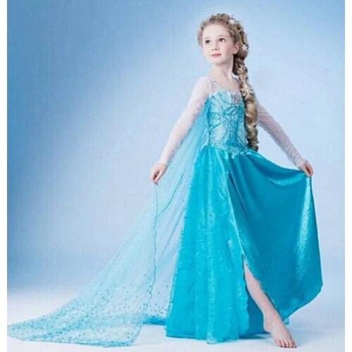 Pretty Princess Dress Cosplay Pary Dress For Girls Performance Show Wear Birthday Gift Dress Kids Dress Skirt