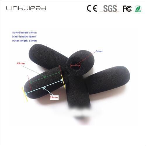 Linhuipad wholesa microphone windscreens (microphone covers) for use mini- mics larger headsets and desktop microphones 3000pcs