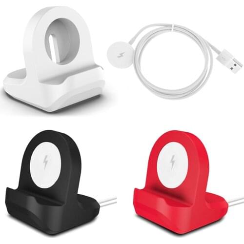 Portable Wireless Charging Base Stand Dock Smart Watch Charger Cable Bracket for Michael- Kors Access Watch Accessories