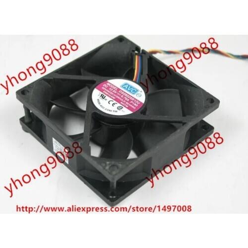 AVC DS08025R12U P190 Server Cooling Fan DC 12V 0.70A 80x80x25mm 4-wire